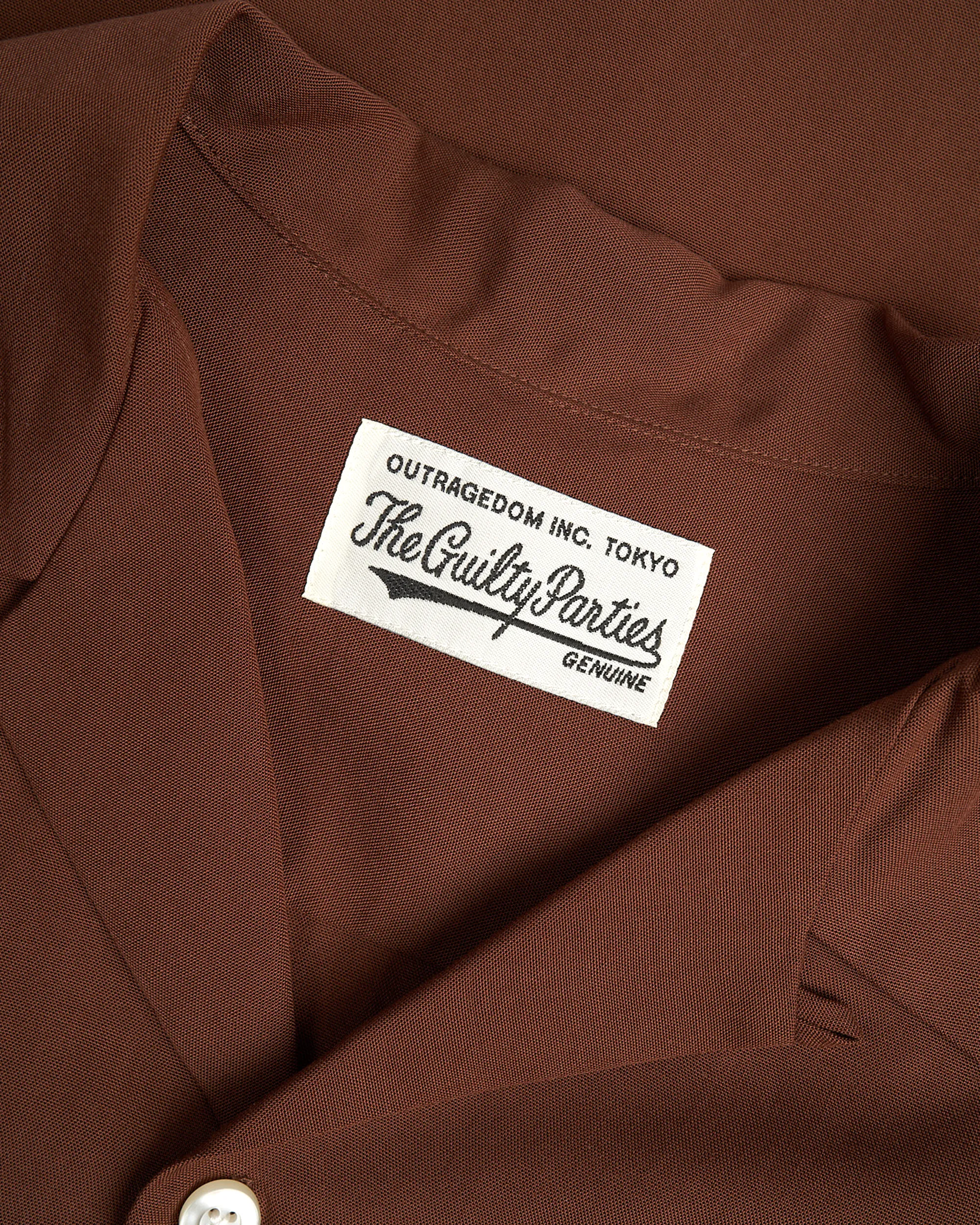 50'S Shirt S/S (Type-1) - Brown