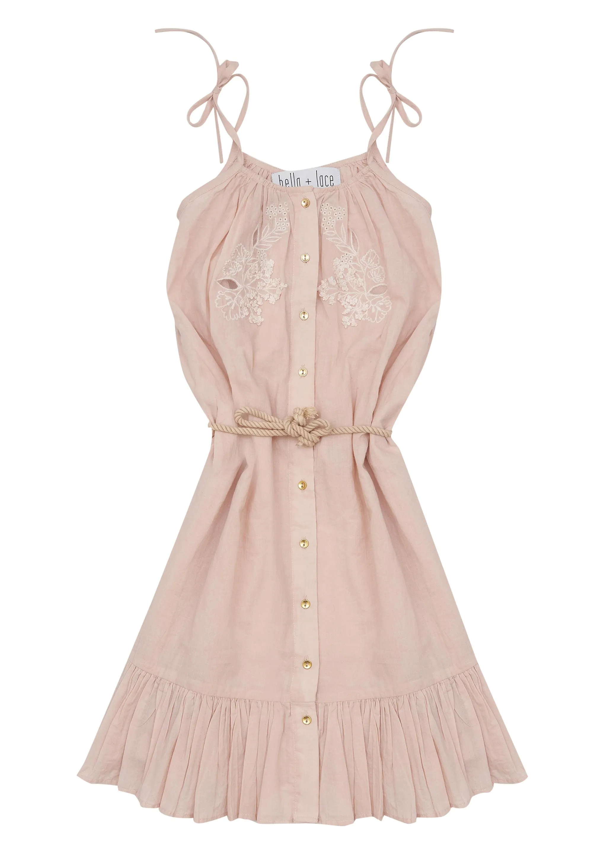 Alessandra Dress-Almond