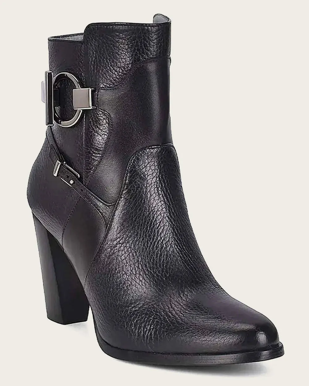 Ankle black deer bootie