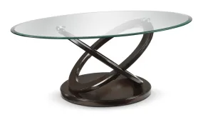 Atomic 48" Coffee Table - Brown Cherry