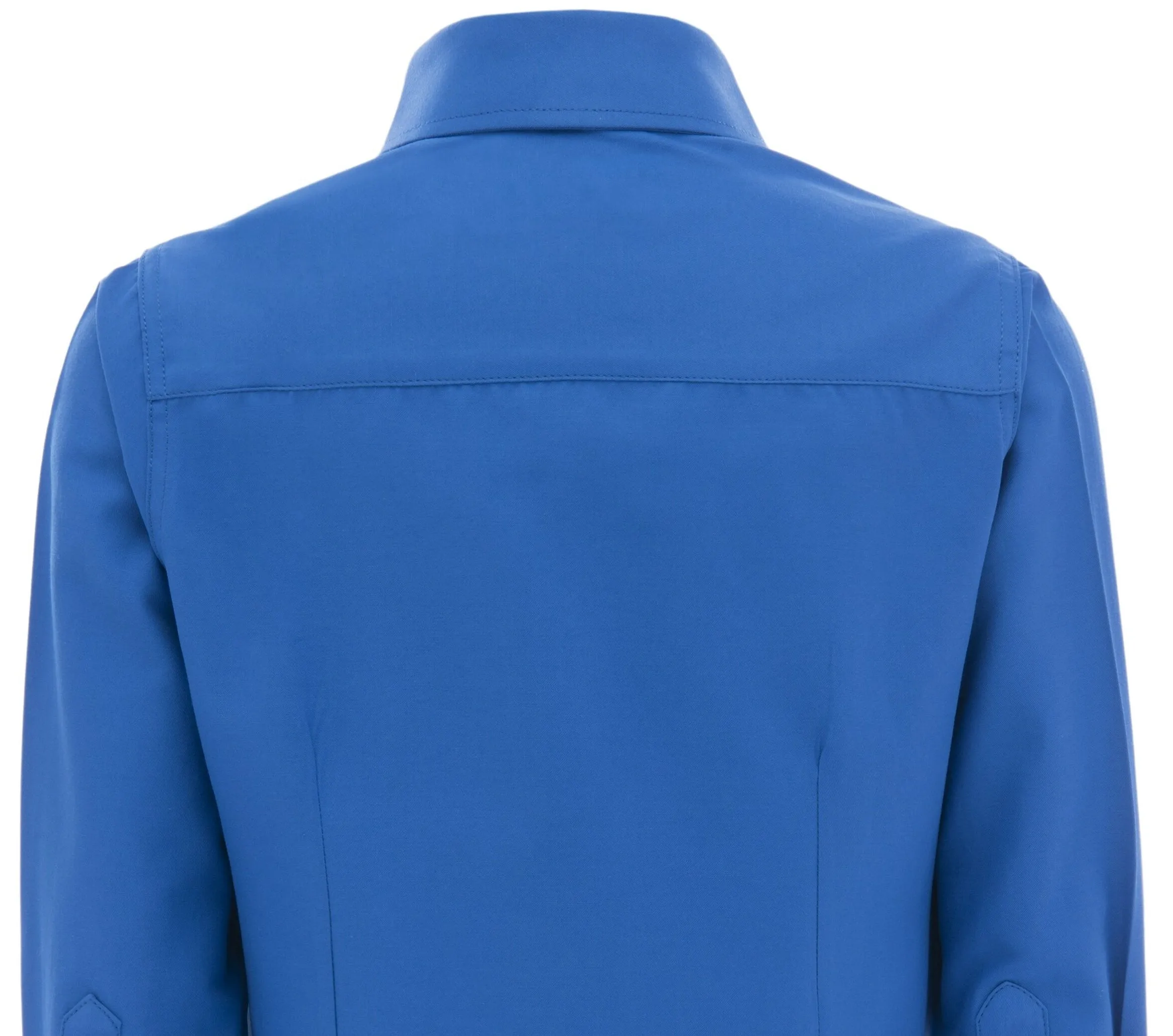 Blue Solid Dress Shirt