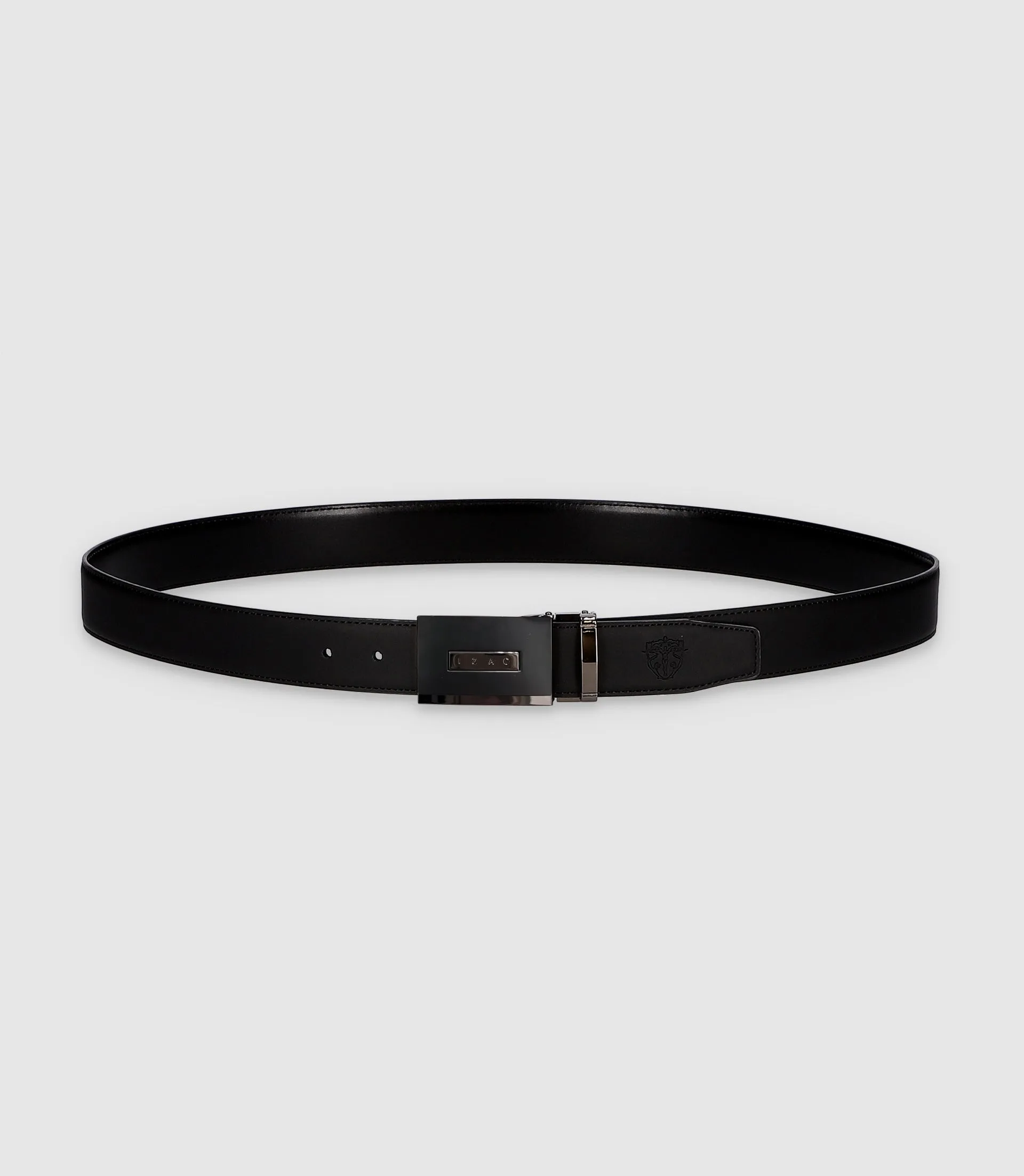 Ceinture réversible 35mm ajustable noire mate et noire CLONE