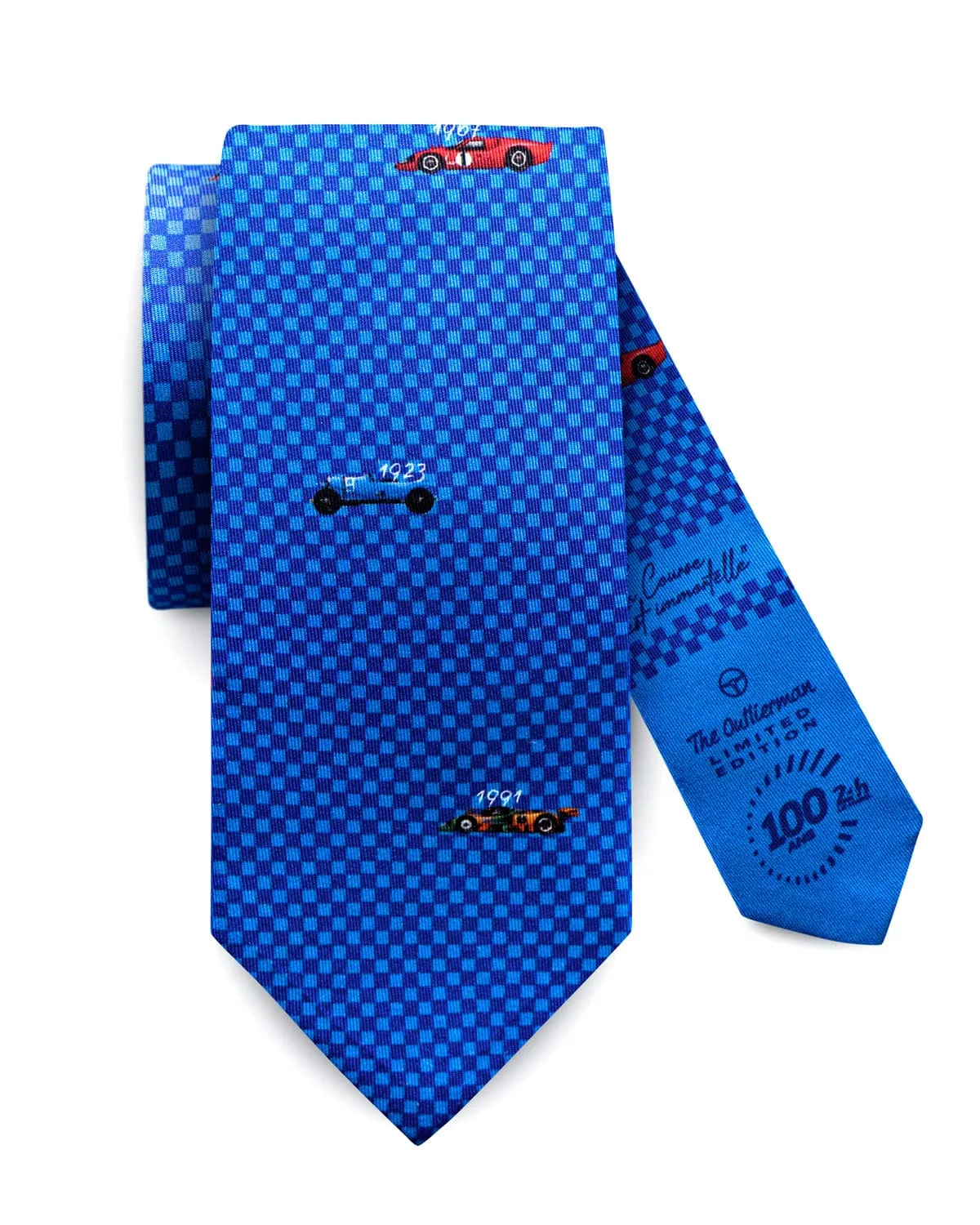 CENTENARY | 24 Hours of Le Mans - Silk Tie - Blue/Red