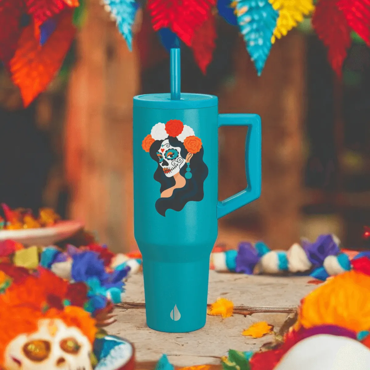 Commuter 40oz Tumbler - Calavera