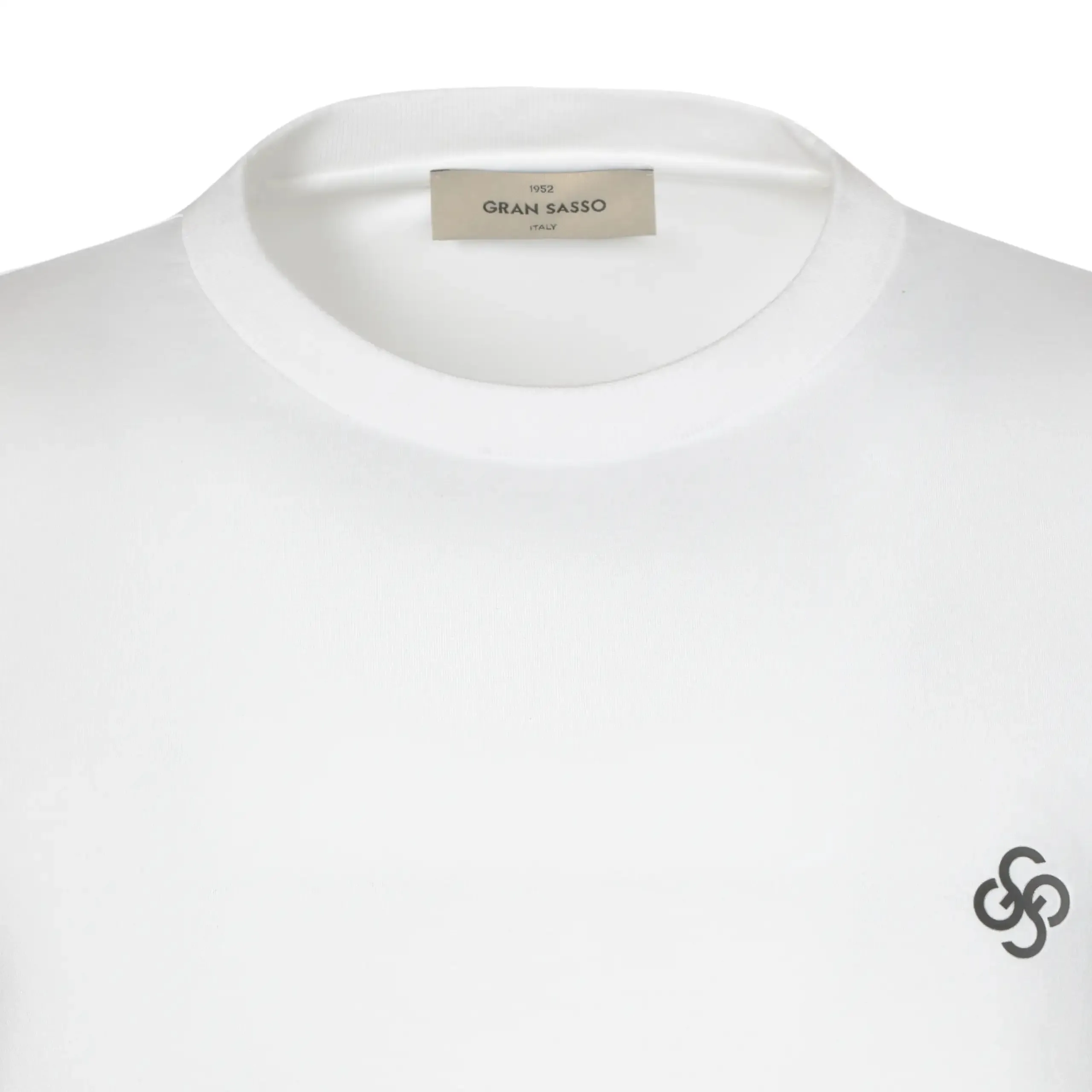 Cotton Crew-Neck T-Shirt in White