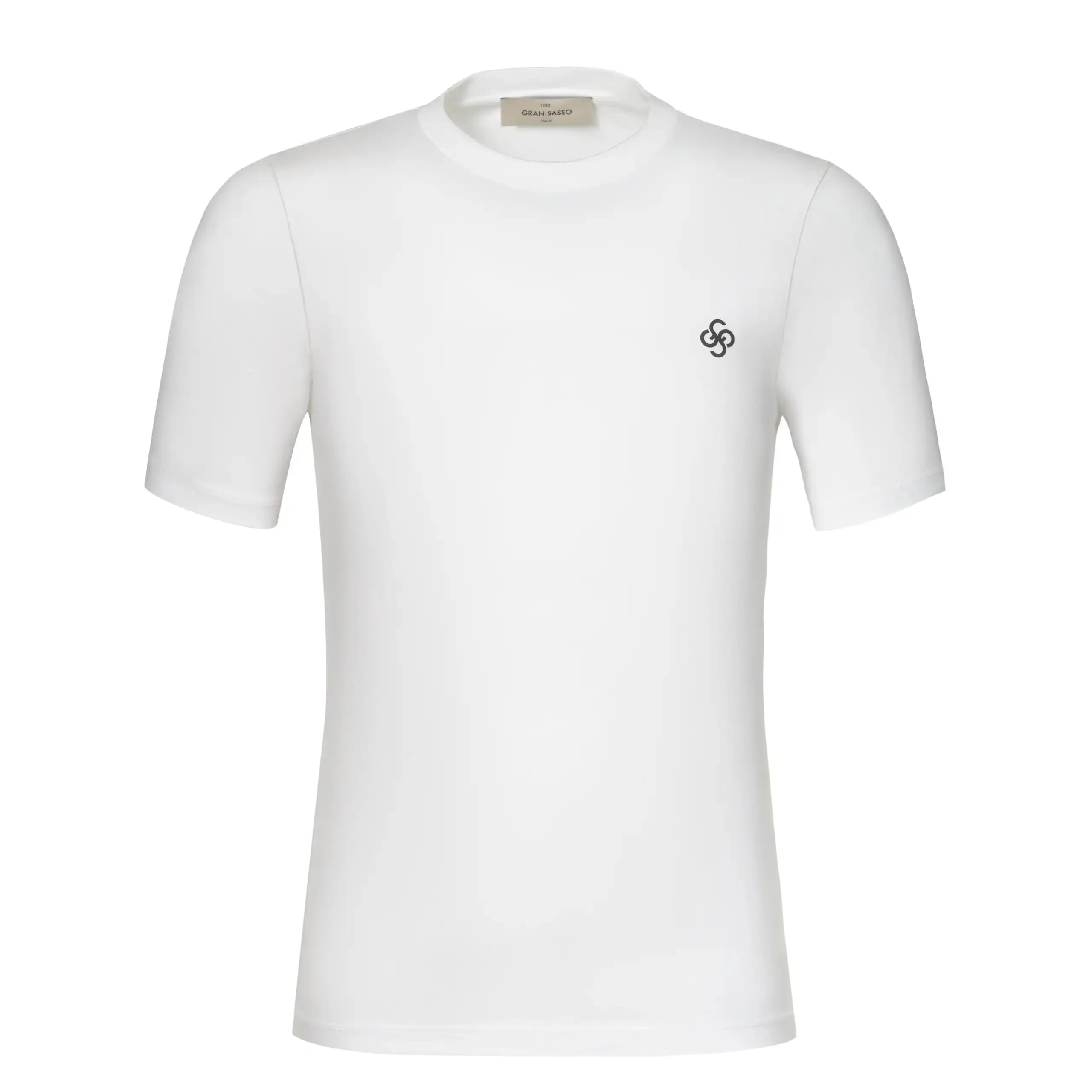 Cotton Crew-Neck T-Shirt in White