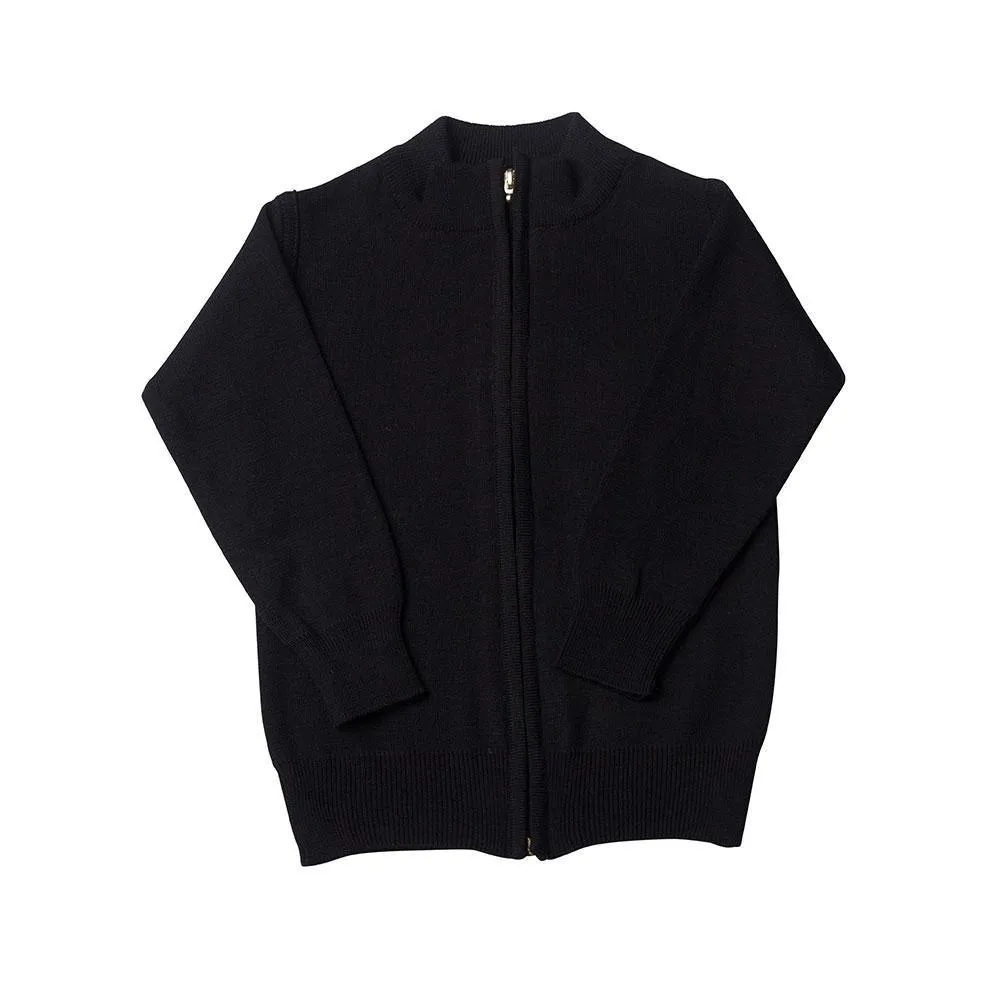 Dark Navy Zipper Sweater