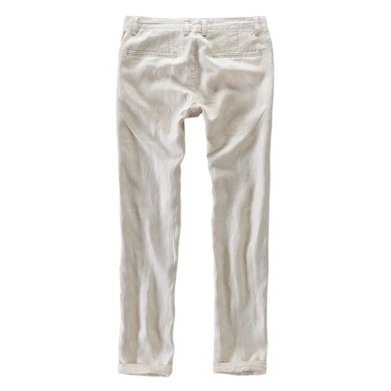 Desert Sunset Casual 100% Linen Mens Pants