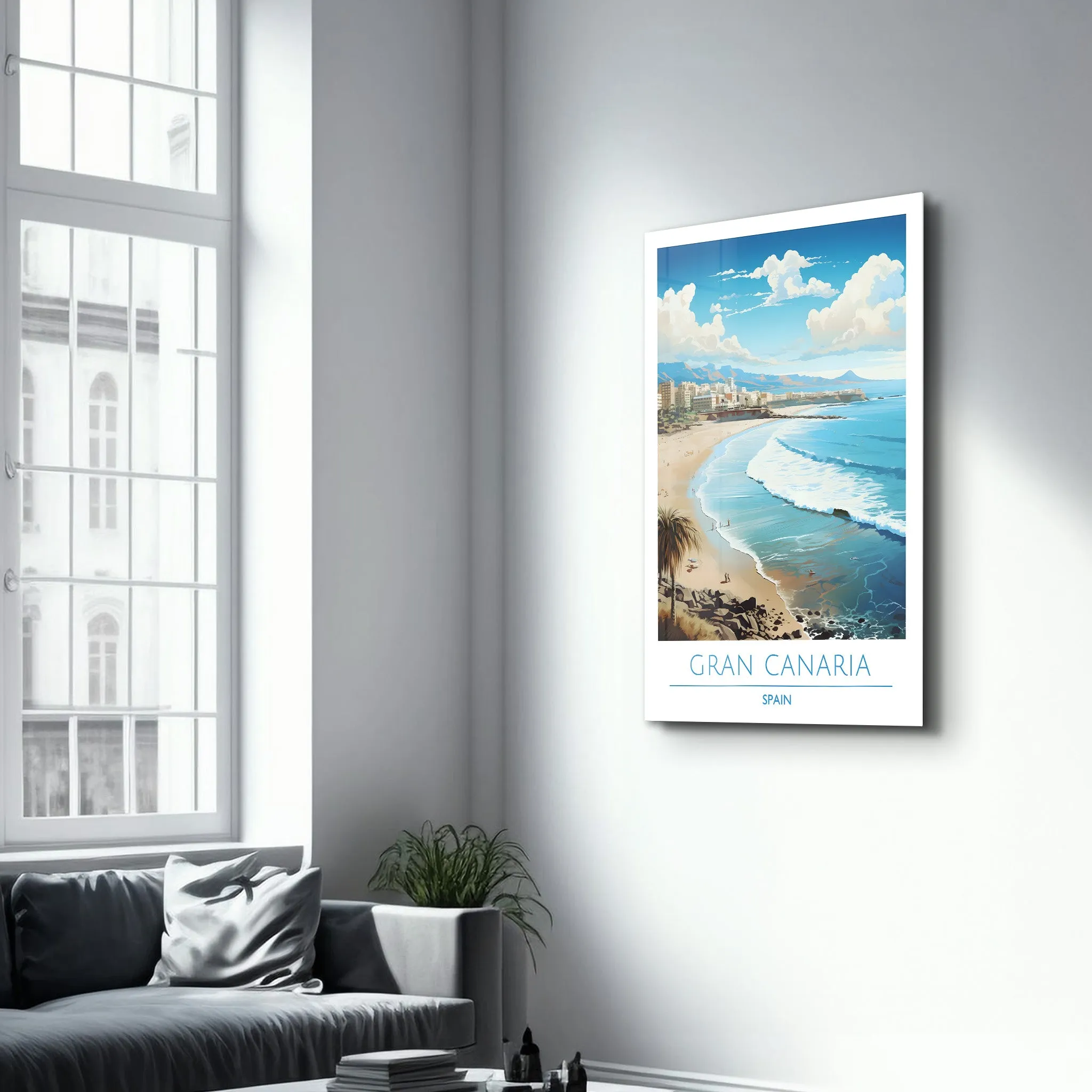 Gran Canaria Spain-Travel Posters | Glass Wall Art