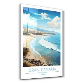 Gran Canaria Spain-Travel Posters | Glass Wall Art