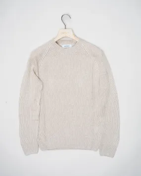 Gran Sasso Ribbed Raglan Knit / Light Taupe