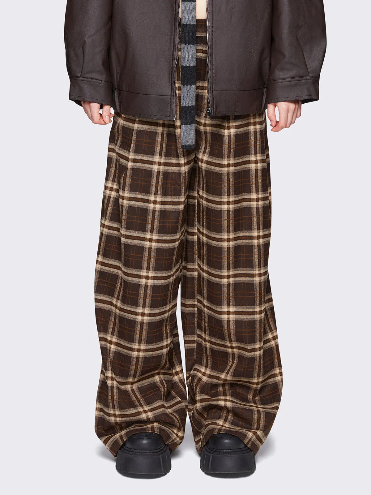 Certainly! Heres an optimized title for the product:

Mens Stylish Hari Plaid Grandpa Pants - Classic Comfortable Trousers for Timeless Fashion