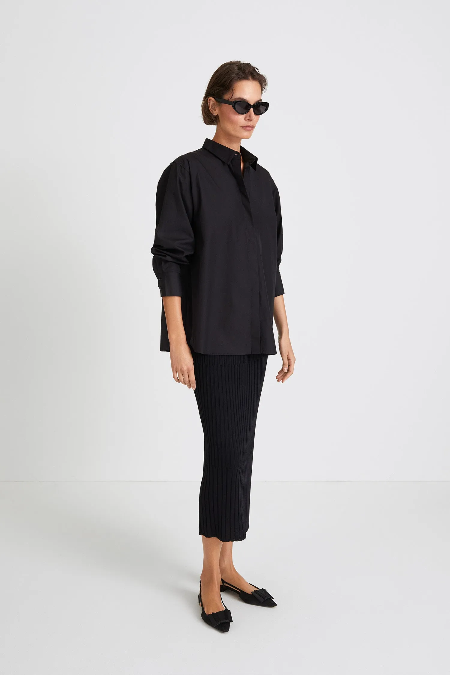 JEANNE SHIRT - BLACK