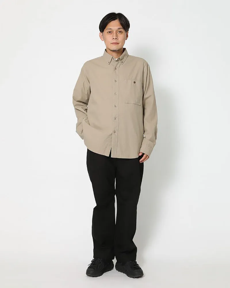 Organic Cotton Poplin Button-Down Shirt