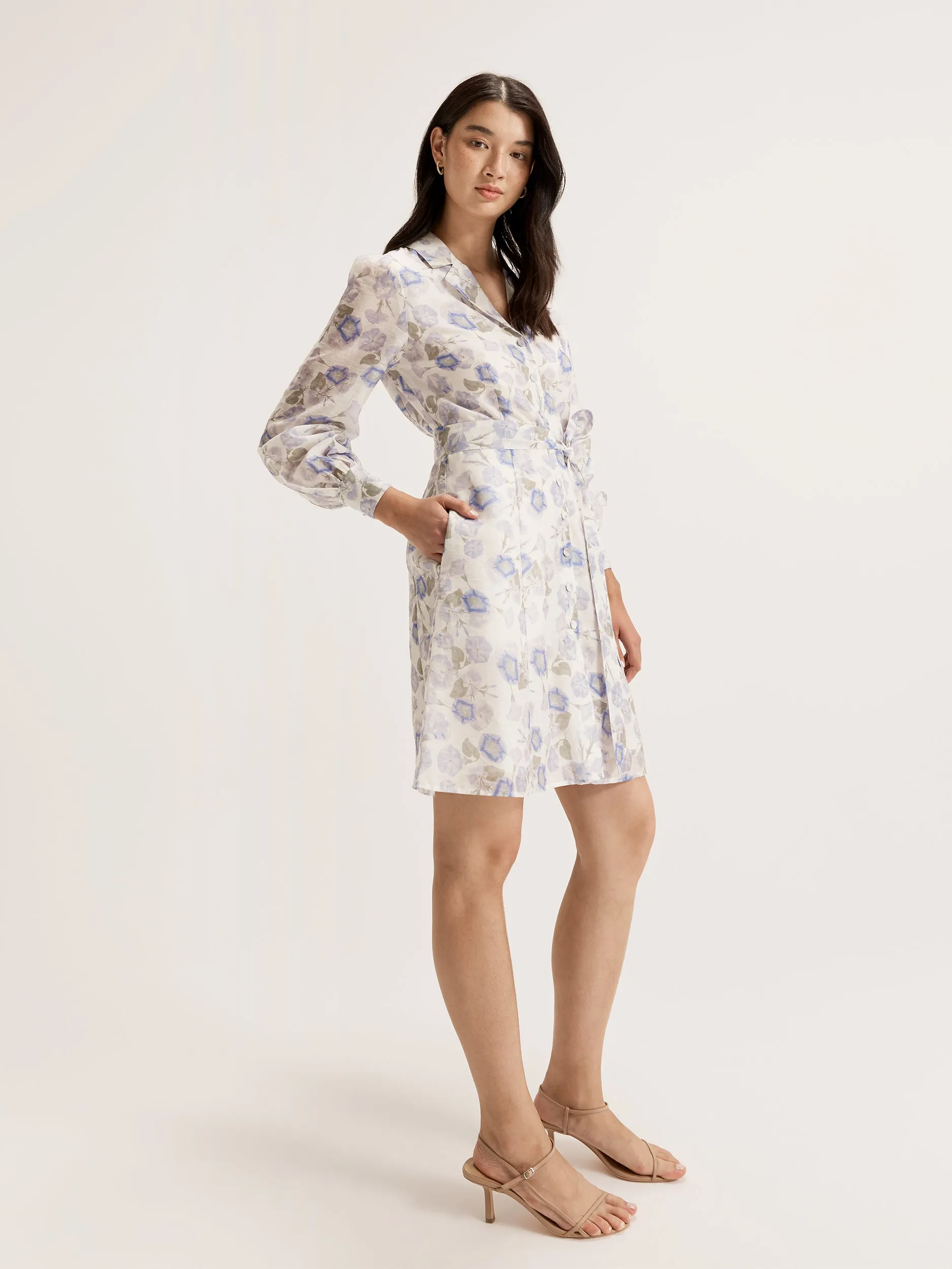 Poetic Bloom Mini Dress