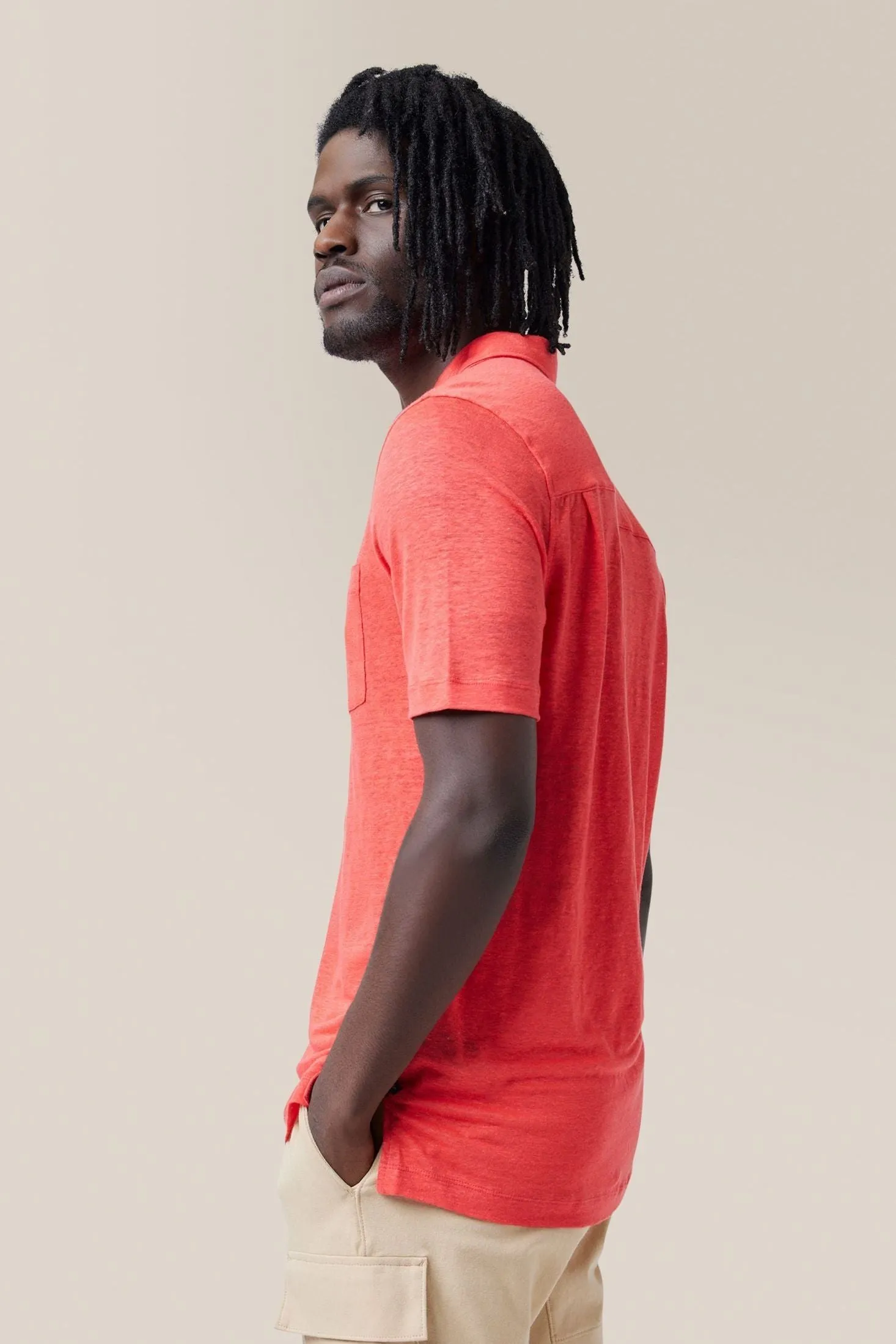 Short Sleeve Camp Shirt | Linen