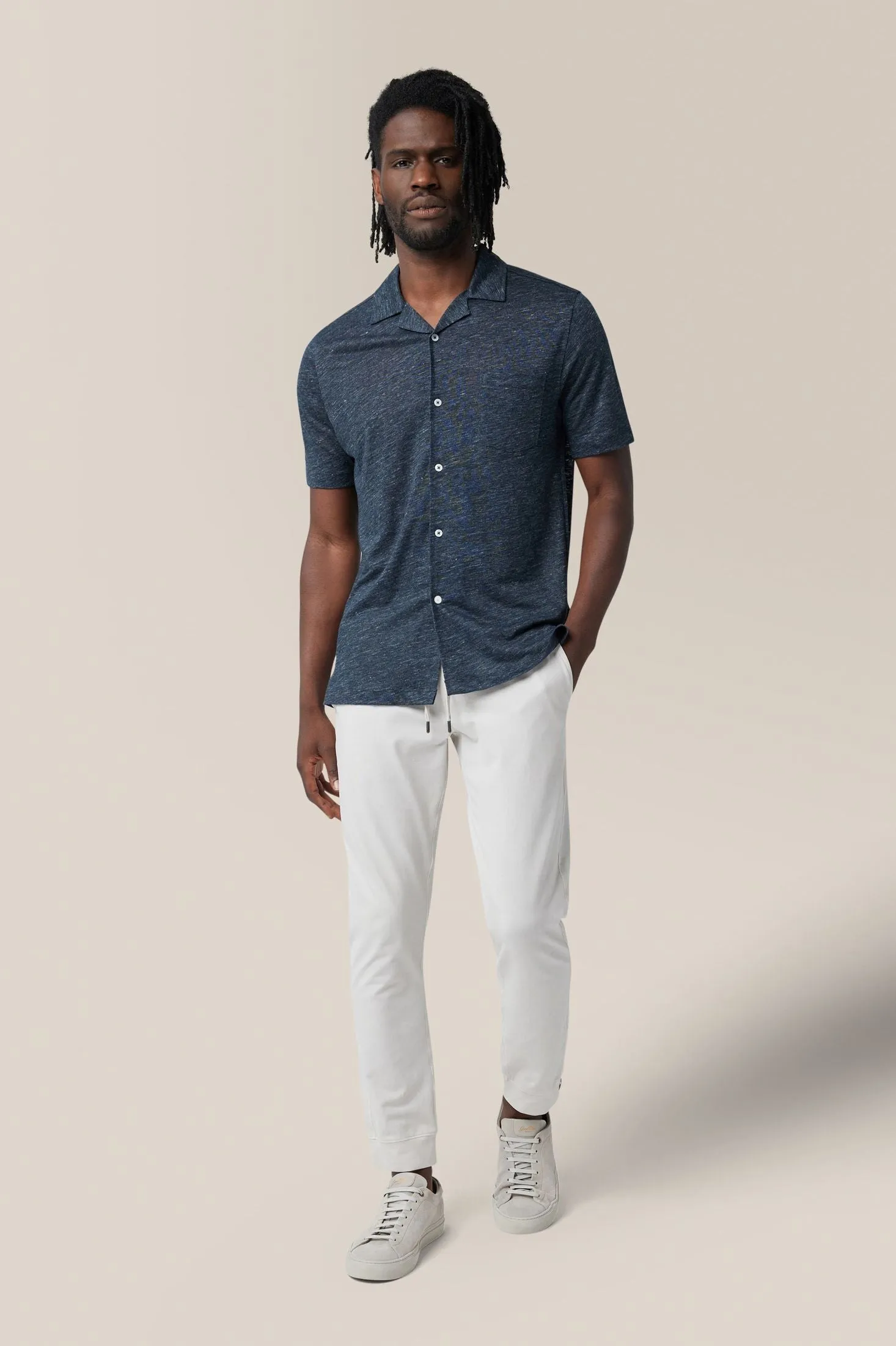 Short Sleeve Camp Shirt | Linen