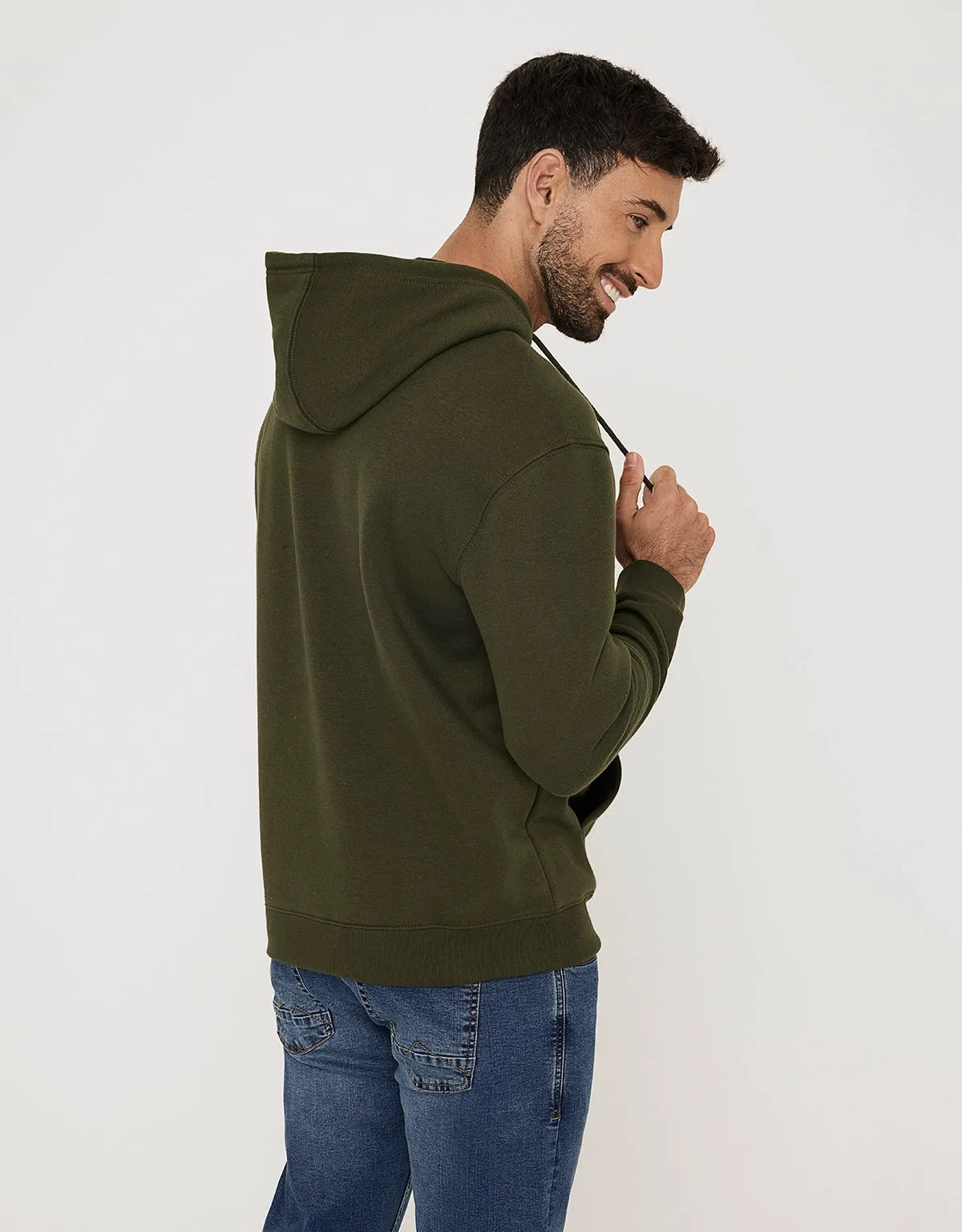 Sudadera con Capucha Caqui - Catbell