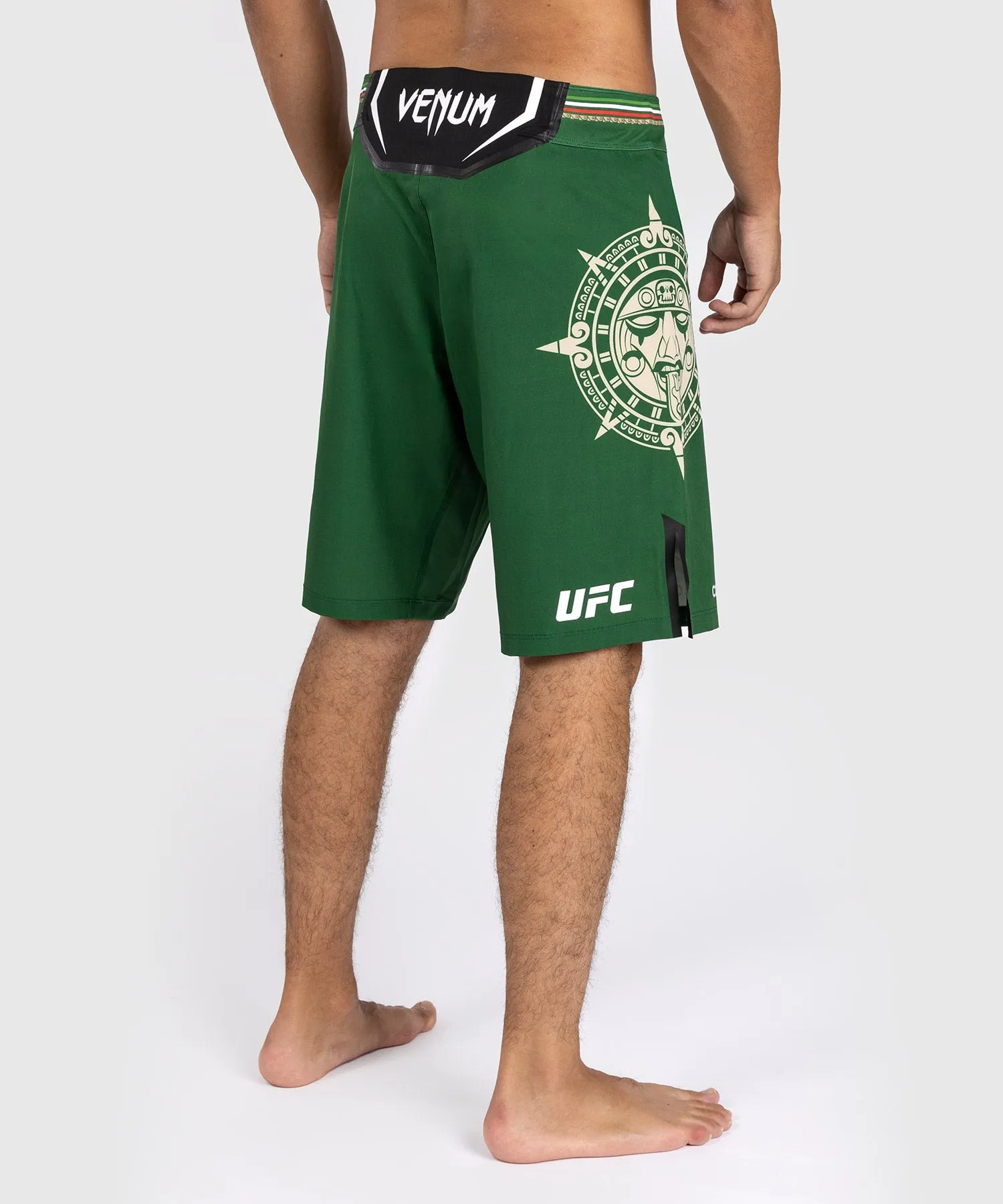 UFC Noche by Venum Personalized Authentic Fight Night Men's Fight Short - Green