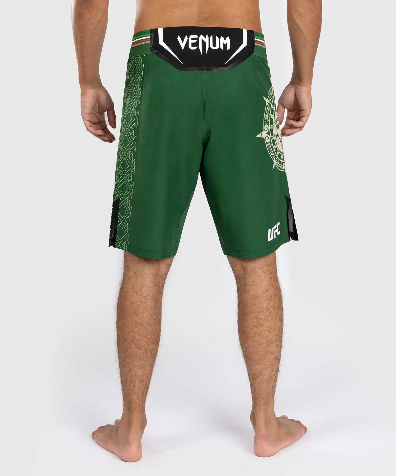 UFC Noche by Venum Personalized Authentic Fight Night Men's Fight Short - Green