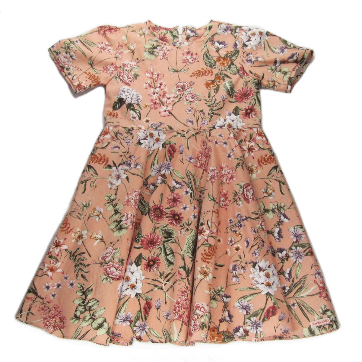 Vestido Floral Salmao