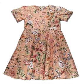 Vestido Floral Salmao